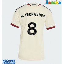 Manchester United Bruno Fernandes #8 Rezervni Dres za Ženska 2026-27 Kratak Rukav
